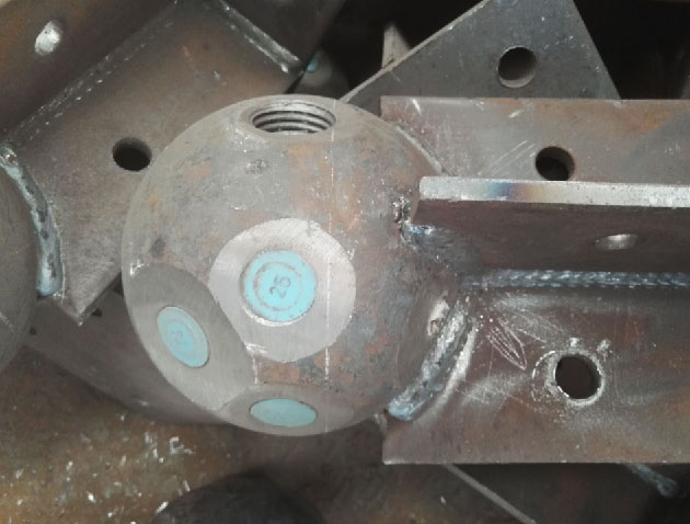 新沂螺栓球球塞，网架配件